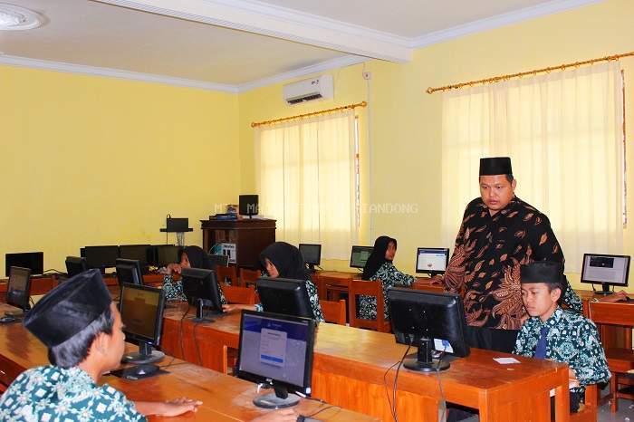 MTs Ma'arif NU 8 Siandong ikuti Gladi Bersih ANBK 2023 dengan Lancar